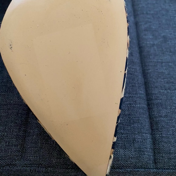 Charles David Leather Bonded Sole Leopard Print Pointed Toe Heels. Sz 10 - Picture 10 of 16